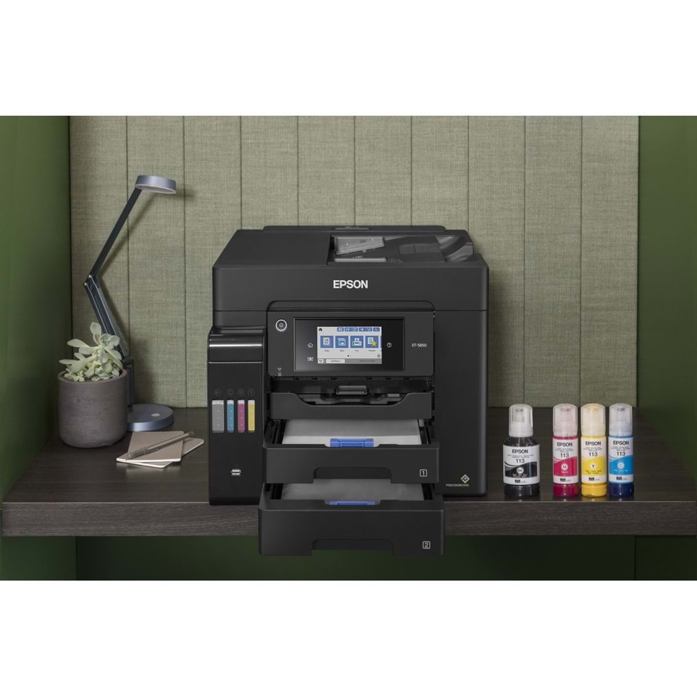 Epson EcoTank L6550 Wi-Fi + Tarayıcı + Fotokopi + Faks Renkli Çok Fonksiyonlu Tanklı Mürekkep Püskürtmeli Yazıcı