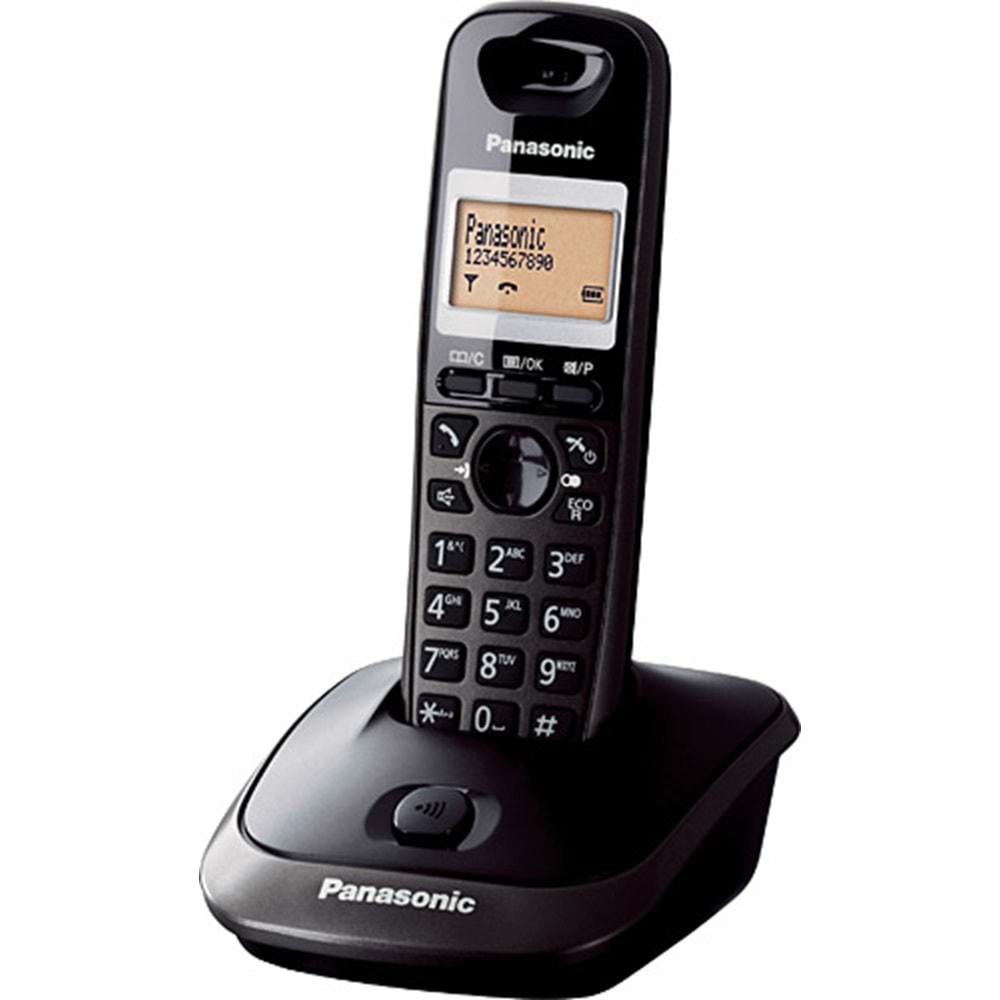 PANASONIC KX-TG2511 SİYAH TELSİZ TELEFON 50 REHBER HANDSFREE