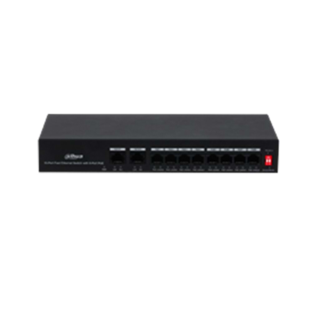 DAHUA PFS3010-8ET-65 8 PORT 10/100 65W POE YONETILEMEZ SWİTCH