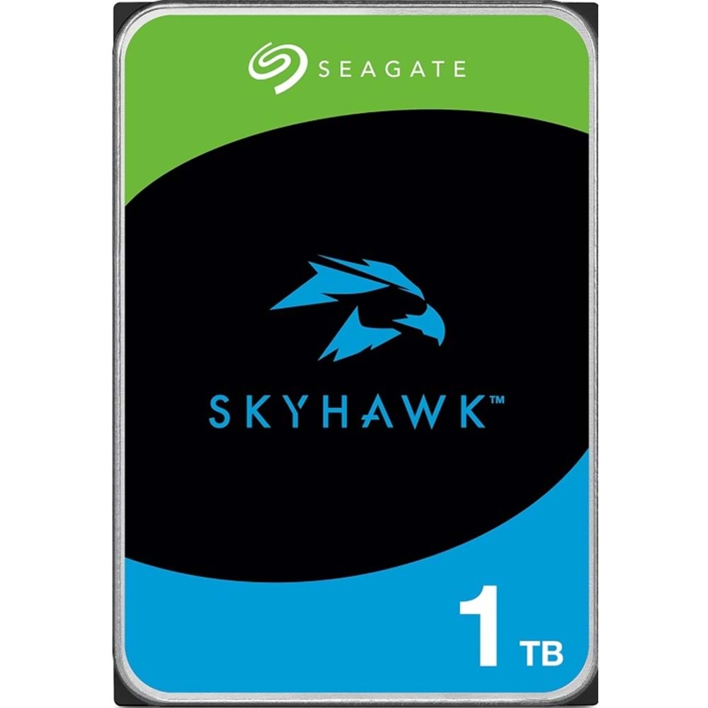 SEAGATE 1 TB ST1000VX013 SKYHAWK 256MB SATA3 180TB/Y 7/24 (SEAGATE TÜRKİYE 3 YIL GARANTİLİ)