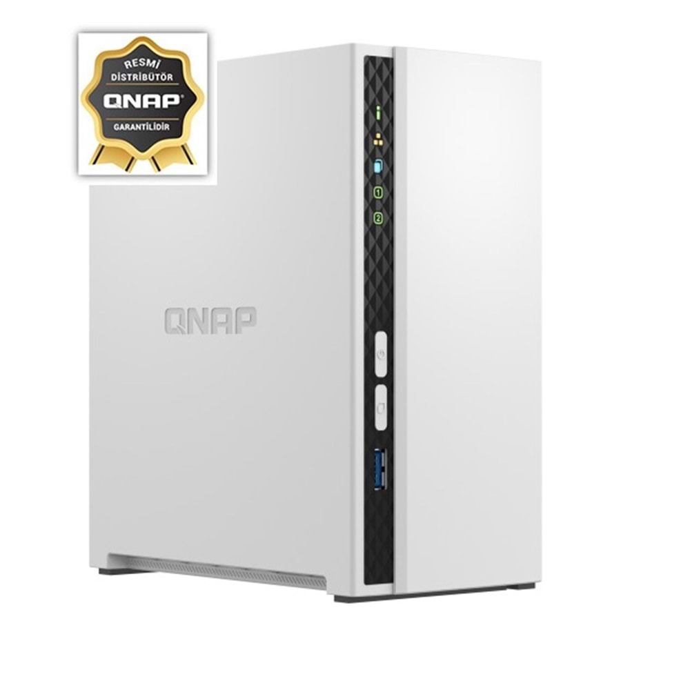 QNAP TS-233 2 SLOT 2GB 1xGLAN PORT USB3.2 NAS DEPOLAMA ÜNİTESİ