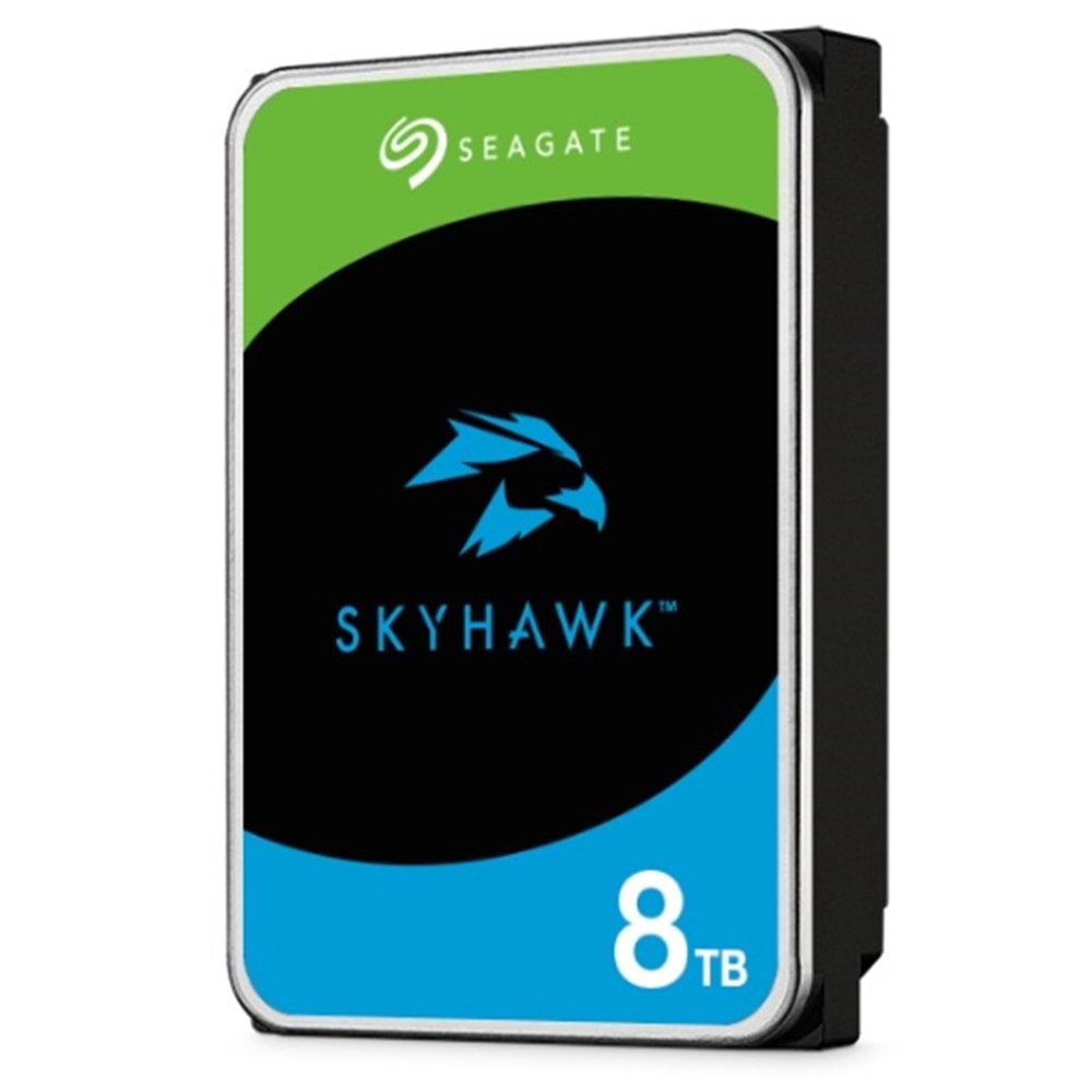 SEAGATE 8 TB SKYHAWK 256MB SATA3 180TB/Y RV 7/24 ST8000VX010 HDD (SEAGATE TÜRKİYE 3 YIL GARANTİLİ)