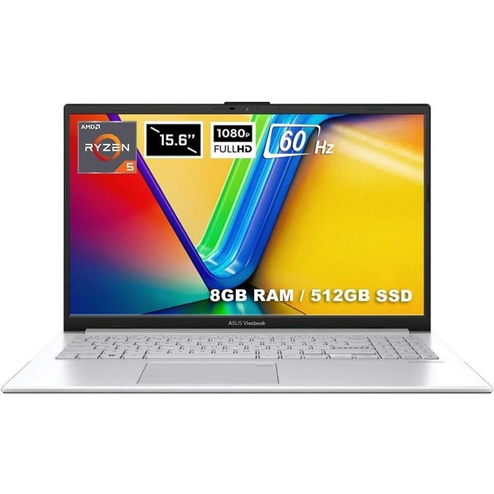 ASUS VİVABOOK GO 15 E1504FA-BQ1741 AMD RYZEN 5 7520U 8GB 512 GB SSD FREEDOS NOTEBOOK