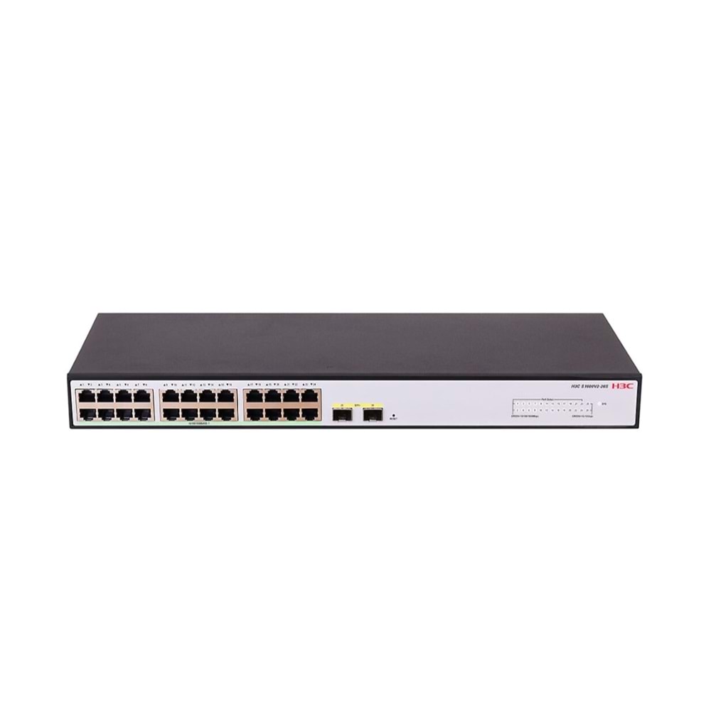 H3C S100V-26P-HPWR 24 PORT 10/100/1000 370W POE +2SPF SWITCH
