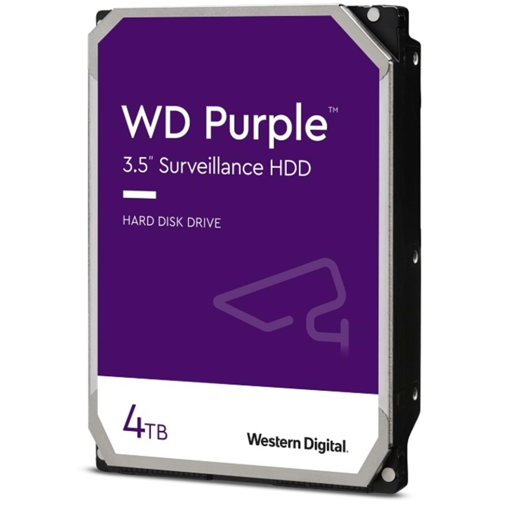 WD PURPLE 4 TB 256MB SATA3 180TB/Y 7/24 WD43PURZ MASAÜSTÜ HDD