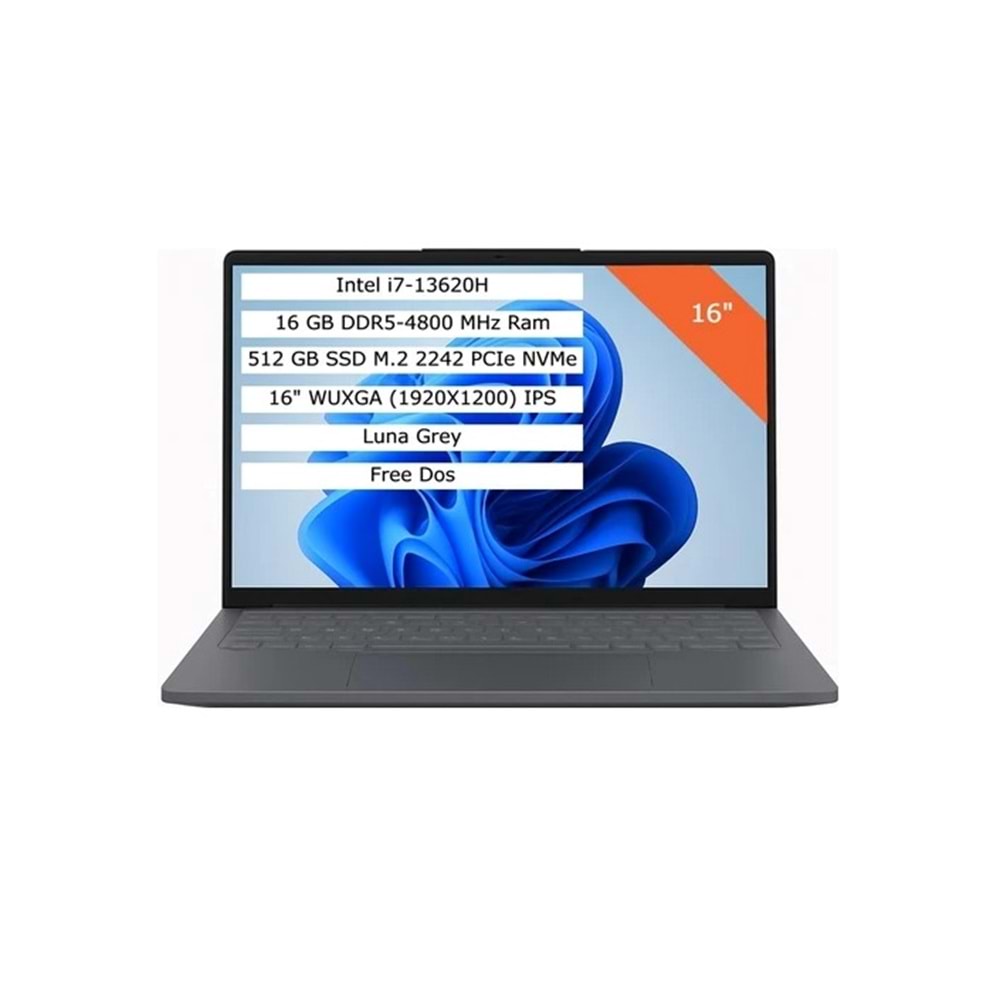 LENOVO IDEAPAD SLİM 3 INTEL CORE I7 13620H 16 GB 512 GB SSD 16