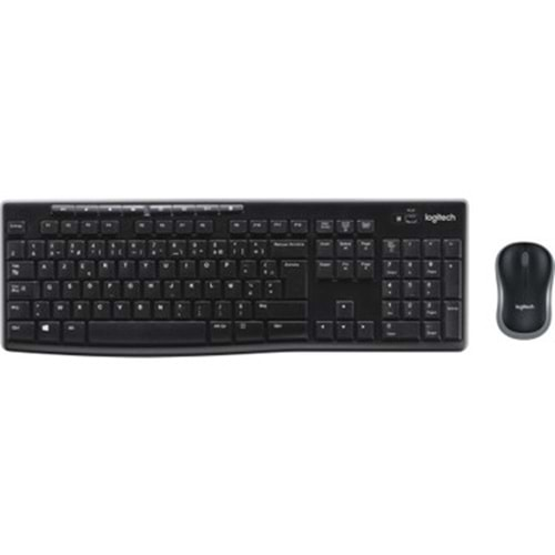 LOGITECH MK270 QTÜRKÇE KABLOSUZ MULTIMEDYA SİYAH KLAVYE MOUSE