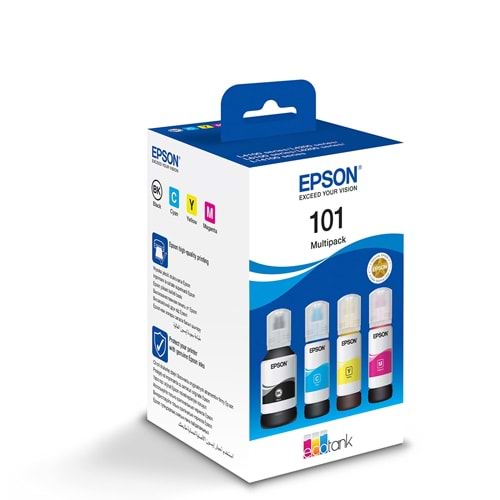 EPSON 101 Serisi 4 lü Mürekkep Multipack SET