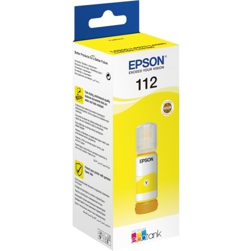 Epson T06C4 (112) Yellow Sarı Şişe Mürekkep C13T06C44A