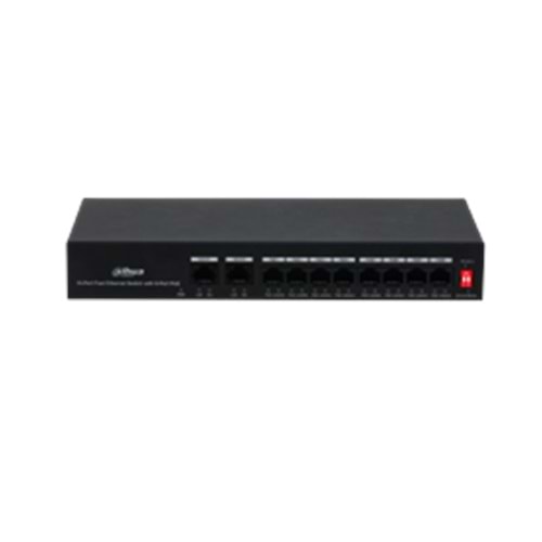 DAHUA PFS3010-8ET-65 8 PORT 10/100 65W POE YONETILEMEZ SWİTCH