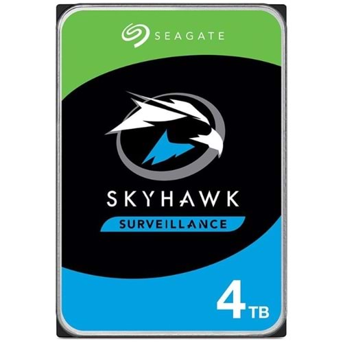 SEAGATE 4 TB ST4000VX016 SKYHAWK 256MB SATA3 180TB/Y 7/24 HDD (SEAGATE TÜRKİYE 3 YIL GARANTİLİ)