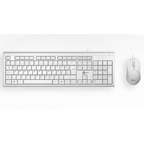 LECOO CM101 BEYAZ KABLOLU KLAVYE & MOUSE SET KLAVYE SET