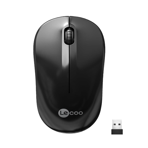 LECOO WS206 KABLOSUZ 1200DPI 3 TUŞLU OPTİK MOUSE SİYAH