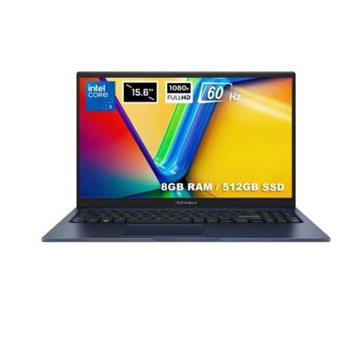 Asus Vivobook 15 X1504VA-NJ3665 Core 5 120U 8 GB 512 GB SSD Intel Graphics 15.6