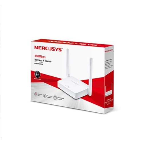 TP-LINK MERCUSYS MW301R 3 PORT 10/100 2x5DBI 300MPBS KABLOSUZ N ROUTER