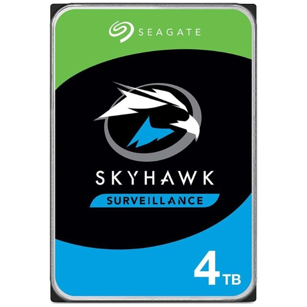 SEAGATE 4 TB ST4000VX016 SKYHAWK 256MB SATA3 180TB/Y 7/24 HDD (SEAGATE TÜRKİYE 3 YIL GARANTİLİ)