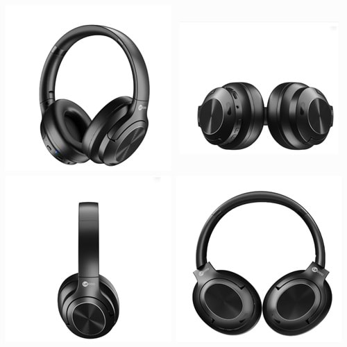 LECOO ES208 BLUETOOTH KABLOSUZ MİKROFONLU KULAKÜSTÜ KULAKLIK SİYAH