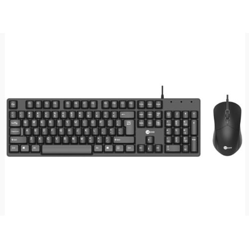 LECOO CM101 SİYAH KABLOLU KLAVYE & MOUSE SET KLAVYE SET